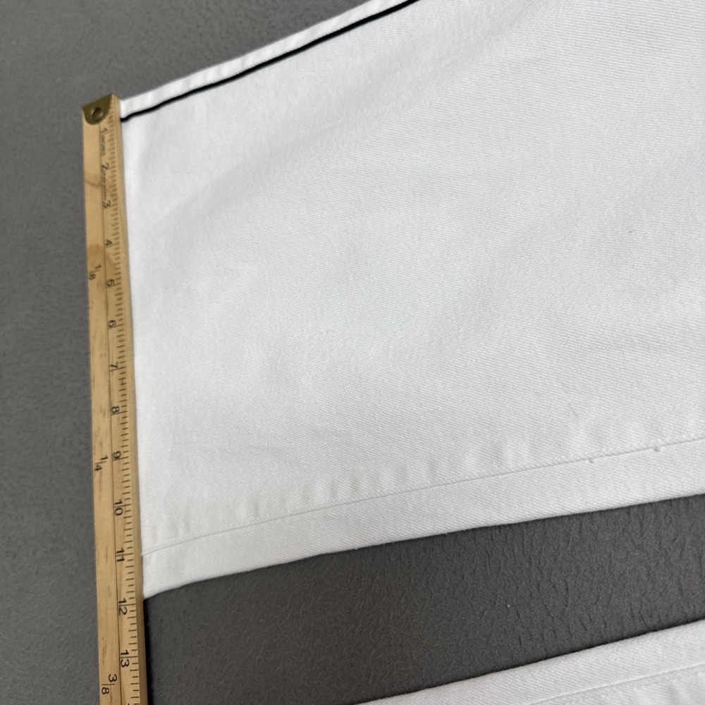 White House Black Market Contrast Seam Wide Leg Jeans Womens 6 Long 30x32 Flare - Picture 6 of 12